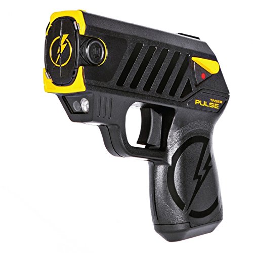 Pulse Taser with 2 Cartridges, LED Laser with/2 Cartridges, Holster and Target,Black