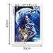 Staron 5D Diamond Painting, Wolf Lady Diamond Embroidery Painting DIY Cross Stitch Kit 5D Diamond Painting Crystals Embroidery Home Decor (I)