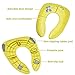 Iserlohn Portable Travel Potty seat with Carry Bag, Lightweight Folding Potty Training Seat Covers for Baby, Kids and Toddlers, Yellow