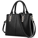 B&amp;E LIFE Women PU Leather Handbag Shoulder Lady Cross Body Bag Tote Messenger Satchel Purse ()