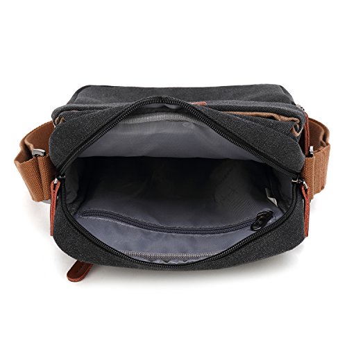 image for CoolBELL 10.6 Inches Shoulder Bag Canvas Messenger Bag iPad Carrying C