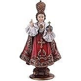 Joseph's Studio by Roman, Renaissance Collection, 4" H Infant of Prague Figure, Home Décor, Devout Gift, Prayerful Inspiration (4x2x4)