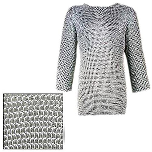 Medieval Steel Medieval Knight's Hauberk Full Sleeve Medium Size Armor