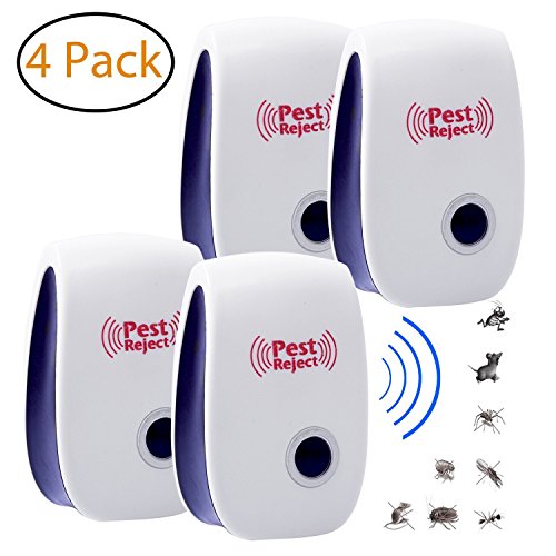 Fireflyhome 4 Pack Plug In Ultrasonic Pest Repeller - Squirrel Rodent, Mice Rats Insects Mosquito Repellent Outdoor and Indoor - Get All The Pest Control Fireflyhome 4 Pack Plug In Ultrasonic Pest Repeller - Squirrel Rodent, Mice Rats Insects Mosquito Repellent Outdoor and Indoor - Get All The Pest Control