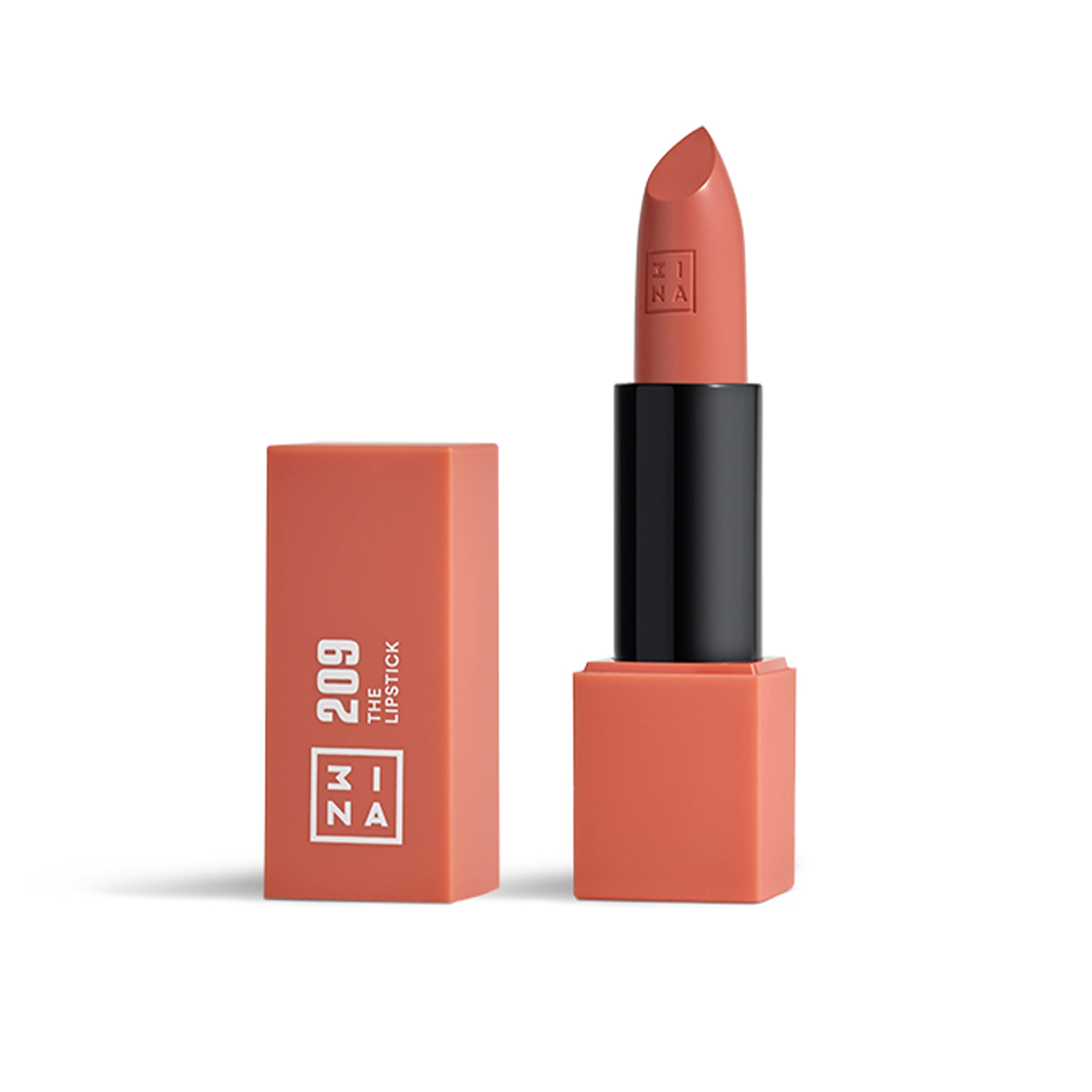 3INA MAKEUP - The Lipstick 209- Cream Lipstick with Vitamin E & Shea Butter - Long Lasting Matte Creamy Lip Colour