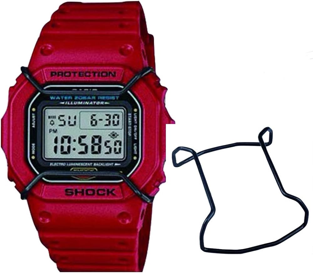 Supachis Watch Screen Protectors for Casio 5610, Wire Watch Guard