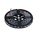 ALITOVE 16.4ft 5050 SMD 5M 300 pixels Black PCB Waterproof Green LED Flexible Strip ribbon Light DC 12V for Home Garden Commercial Area and Festival Decoration Lighting
