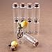 Swity Home 60 Pack Glass 2 inch 10 ml Decorative Bottles for Arts & Crafts, Projects, Set of 60