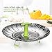 Vegetable Steamer Basket Stainless Steel Food Steamer Veggie Steamer Insert with Extendable Handle, Cooking Steamer Expandable to Fit Various Size Pot (7