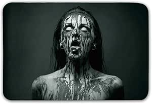 LiminiAOS Alfombrilla de Puerta de decoración Zombie, Inusual Scream