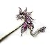 Vintage tassels hairpin, elegant peacock hair stick YHQ6029,Blue