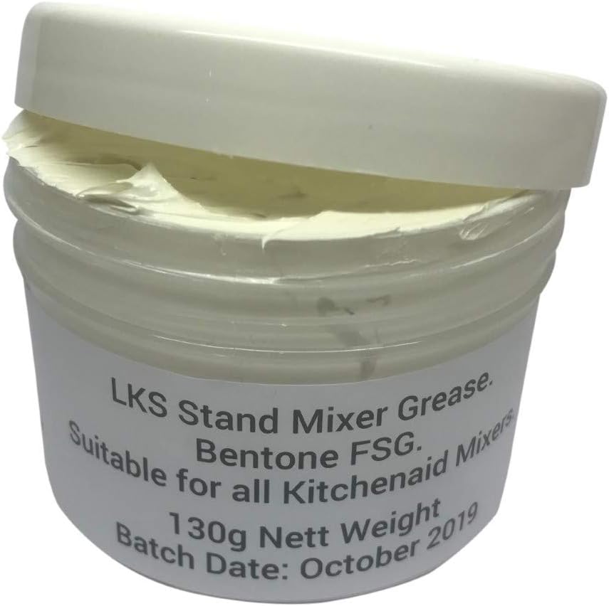 LKS Stand Mixer White Food Grade Gearbox Grease. (FS Bentone) Compatible With Kitchenaid Stand Mixers Approx 130G