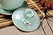 Home tea Celadon carp teacup/coffee cup/gaiwan(with lid and saucer) 120ml