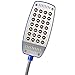 Fsmart Touch Dimmable 28 Led Bulbs Portable USB Lamp Flexible Stick Touch Switch Led Light Reading Lamp 3 Light Mode (Blue)