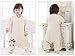 G' Abigale Fairy Cotton Baby Sleeping Nest Infant Wearable Blanket with Separate Legs & Detachable Sleeves(XXL, Beige)