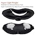 LANBENA Sleep Mask, 3D Sleeping Eye Mask for Men Women, Super Soft and Comfortable, 100% Block Out Light Sleeping Mask for Travel, Shift Work, Naps (Black)