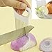 Onion Holder Slicer Cutter Chopper - Tomato Vegetable Lemon Potato Cutter Slicer Odor Remover (Yellow+White 2pcs per set)