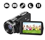 SEREE Video Camera Camcorder Full HD 1080p Digital Camera 24.0MP 18x Digital Zoom 3.0&rdquo; LCD 270&deg; Rotation Screen with Remote Control
