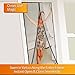 FYLINA Magnetic Screen Door Heavy Duty Mesh Curtain Screen and Full Frame Velcro, Top-to-Bottom Seal No Mosquitos - Fits Door Up To 34