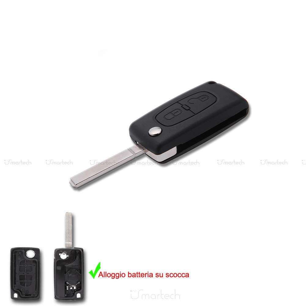 car passion Key Cover Shell Citroen C2 C3 C4 C5 Picasso 2 Buttons Peugeot 107 206 207 307 308 406 407 Remote Control