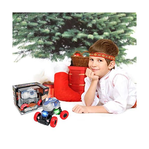 FGZU-Dinosaur-Car-Toy-With-LED-Lights-and-Realistic-Sound-The-Best-Gift-for-Boys-T-Rex FGZU Dinosaur Car Toy, With LED Lights and Realistic Sound - The Best Gift for Boys (T-Rex)