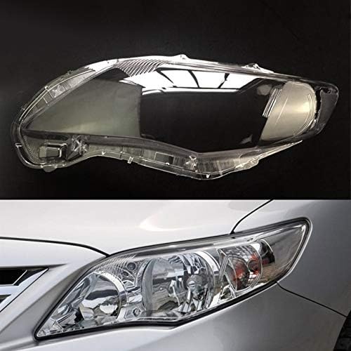売れ筋新商品 ヘッドランプクリアレンズ 自動車ヘッドランプレンズのフィット感のためのトヨタカローラ11 12 13車の交換オートシェル カバー車のヘッドライトカバー Color Driver Side 再入荷