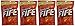 Dentyne Fire Spicy Cinnamon Sugar Free Chewing Gum Bag 110 Count (Pack of 4)