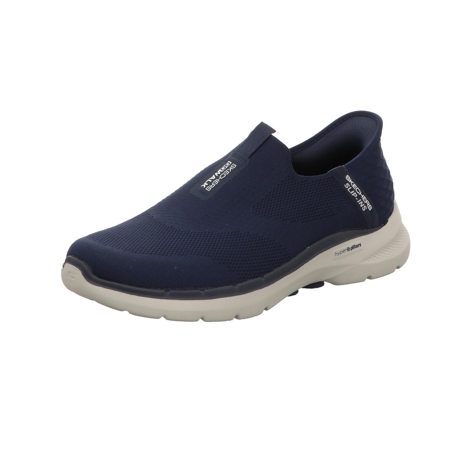 Skechers Men's Slip-ins: GO Walk 6 - Easy On Slip-On Walking Sneakers, Navy, 10 Image