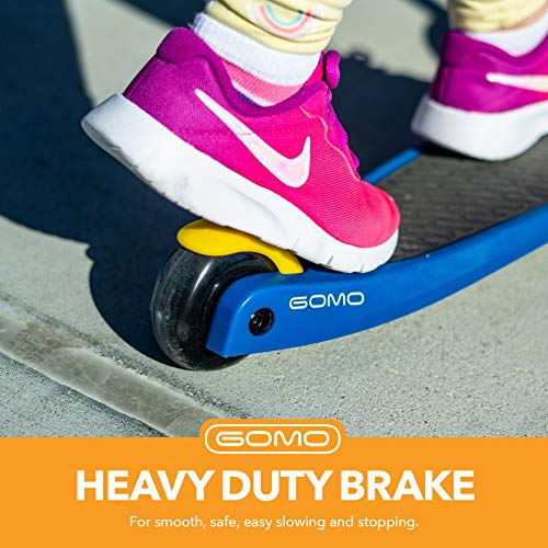 GOMO 3 Wheel Scooter - Toddler Scooter - Three Wheel Scooter for Kids 2, 3, 4 and 5 Years Old - Adjustable Height Kick Scooter w/Colors for Boys & Girls (Red/Black) - Thumbnail 5