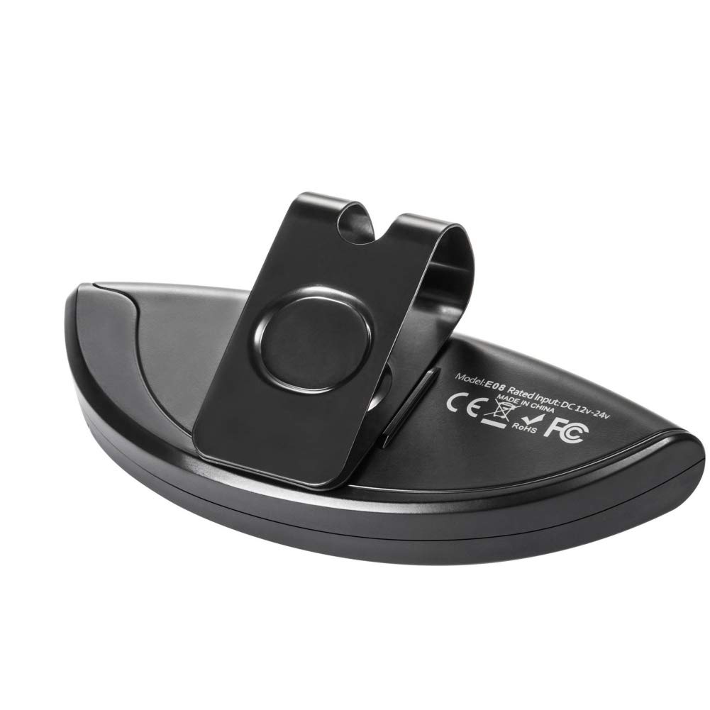 Kfz Freisprecheinrichtung, slopehill Auto Bluetooth Freisprechanlage Lautsprecher für Sicheres Fahren im Gespräch, Car-Kit für Sonnenblende und Luftauslass Musik GPS Unterstützung