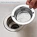 2PCS Upgrade Stainless-Steel Kitchen Sink Strainer (Hand-Held), Premium Drain Filter Strainer, Large Wide Rim 4.33