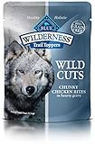 Blue Buffalo Wilderness Trail Toppers Wild Cuts High Protein Grain Free, Natural Wet Dog Food, Chunky Chicken Bites In Hearty Gravy 3-Oz Pouch (Pack Of 24)