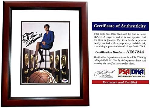 pat summitt signed basketball
