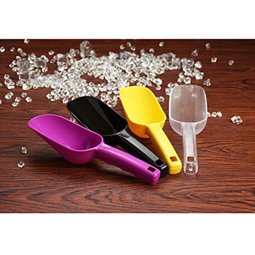 Dovewill Various Colors Ice Scoop Shovel Sweets Buffet Food Flour Shops Measure - Purple M - Thumbnail 4