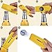 TOODOO 5 Pieces Cap Zappa Beer Bottle Opener Cap Shooters Launchers with Key Ring, 5 Colors