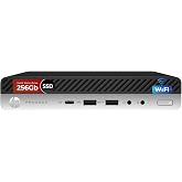 HP ProDesk 600 G5 Mini Desktop Computer Tiny PC, Intel i5-9th (Renewed) | 16GB RAM, 256GB SSD, Intel Core i5-9500T, USB 3.1, USB Type-C, DisplayPort, RJ-45