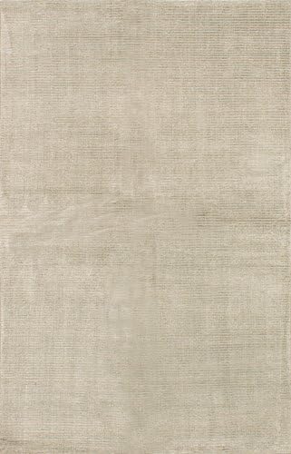 Ecarpetgallery Hand-Knotted Shimmer Green Transitional 5' x 8' 100% Art Silk Kitchen Dining Room Area Rug