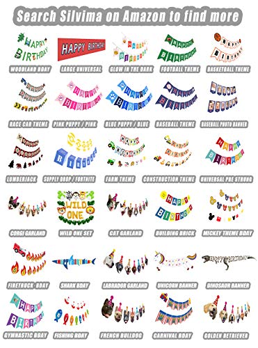 Silvima-Basketball-Birthday-Banner-Basketball-Theme-Happy-Bday-Bunting-Sign-Basketball-Party-Decoration