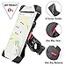 visnfa Bike Phone Mount Anti Shake and Stable Cradle Clamp with 360° Rotation Bicycle Phone Mount/Bike Accessories/Bike Phone Holder for iPhone Android GPS Other Devices Between 3.5 to 6.5 inchesthumb 1