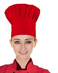CRJHNS Chef Hat,Adult Adjustable Hook and Loop Tape