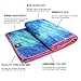 SUMI ECO ECO-FRIENDLY The Perfect Yoga Mats Towel – Super Soft, Sweat Absorbent, Multicolored Wicking, Non-Slip Bikram Hot Yoga Rug for Pilates Lovers (Mix Sky Blue Purplish)thumb 1