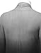 WSK1079 Womens Ombre Open Front Long Cardigan XXL Black