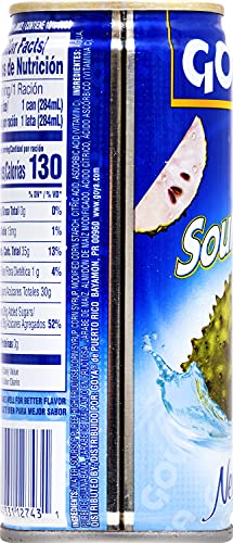 GOYA FOODS GUANABANA SOURSOP NECTAR, 9.6 FL OZ (PACK OF 24)