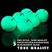GlowGear Golf - GlowV1 Night Golf Balls with UV Flashlight, Glow in The Dark Golf Balls 2 Piece Construction with Tour Quality Compression Core, Urethane Skin, and Ultra Bright Glow