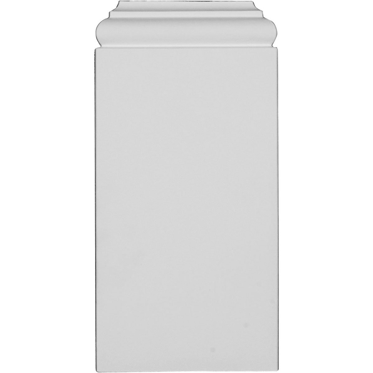 Ekena Millwork PB05X10X01TR Traditional Plinth Block, 1 Count (Pack of 1)