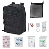 OSAGE RIVER Compact First Aid Kit, Individual Pouch with First Aid Supplies, MOLLE Webbing