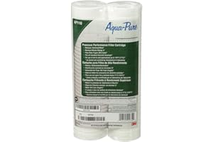 3M Aqua-Pure AP110 2-Pack Whole House Replacement Water Filter Cartridges, 5 Micron Sediment Reduction, for use with AP11T or AP101T Housing