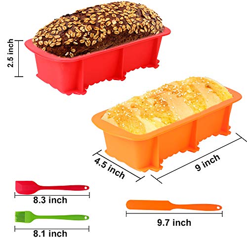37PCS Silicone Baking Set Nonstick Bakeware Baking Sheet Pastry Kneading Macaron Mat, Donuts Cupcake Loaf Pan Chocolate Muffin Pan Bake Spatulas Brush BPA Free Oven- Microwave- Dishwasher Safe