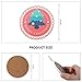 WATSONSHOP Ceramic Coasters with Gift Box for Drinks Absorbent -4 Pack Large 4.0