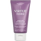 VIRTUE Flourish Conditioner for Fine or Thinning Hair, Sulfate Free Hair Growth Product, Detangles and Thickens, Color Safe